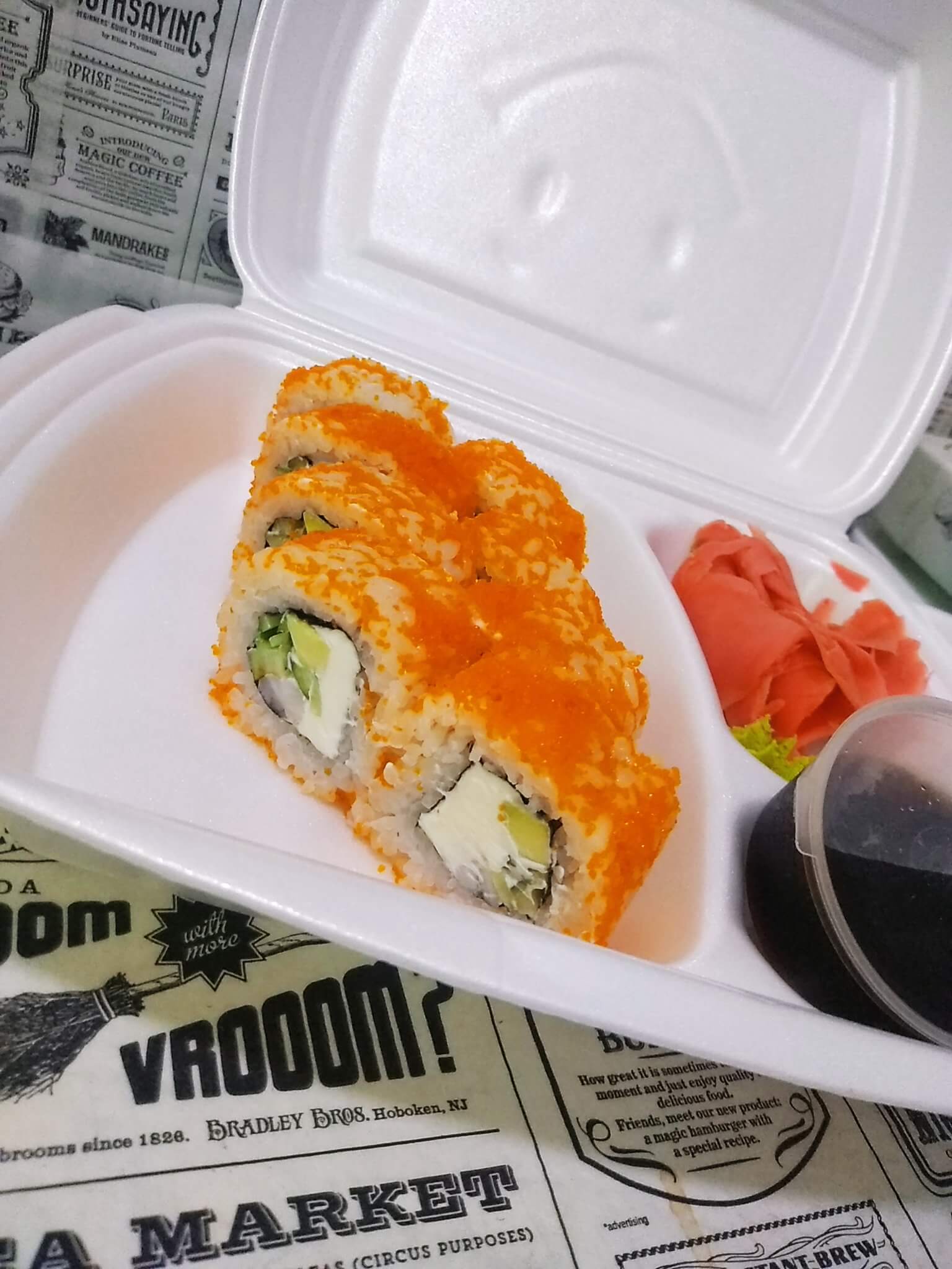 Сырная калифорния с креветкой 290 гр