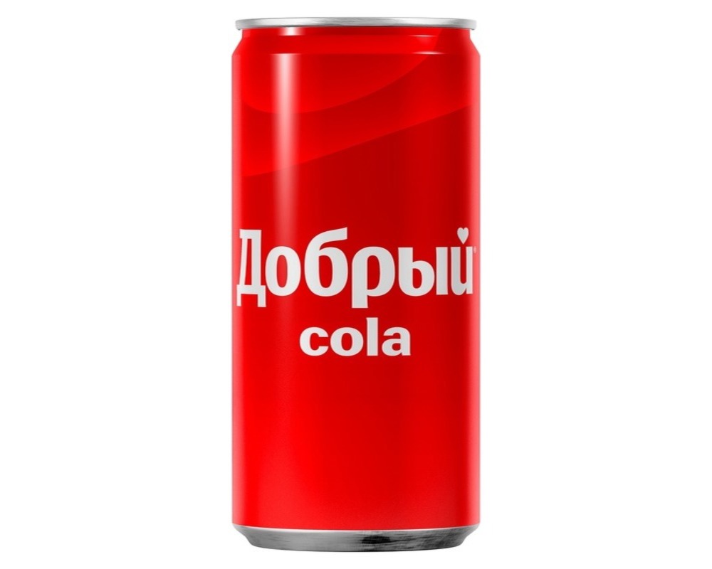 Добрый кола 0,33 в булочке