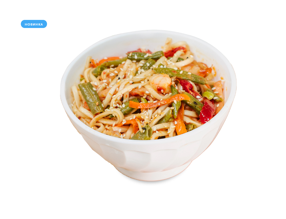 WOK том ям (пшеничная лапша)