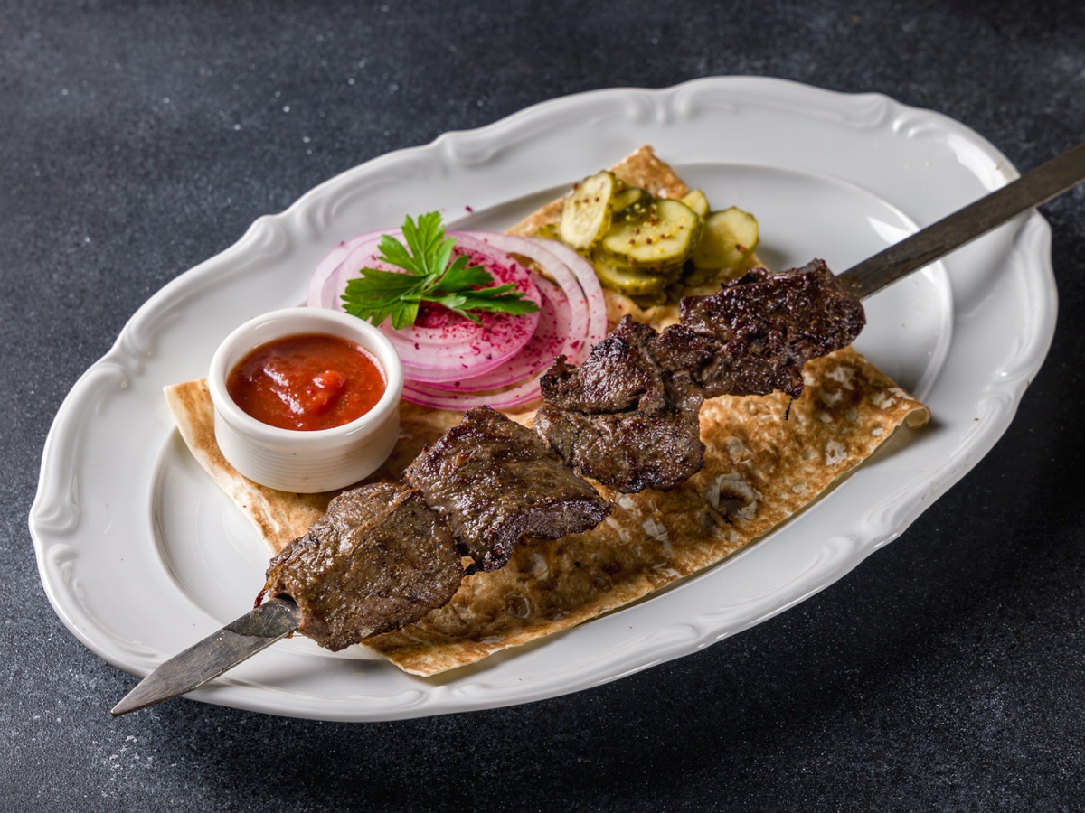 Шашлык из говяжьей вырезки