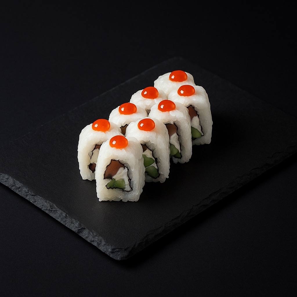 Острый с лососем