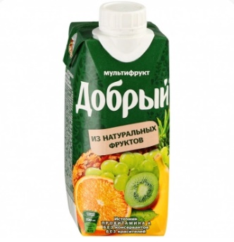 Сок Добрый Мультифрукт 0,33л