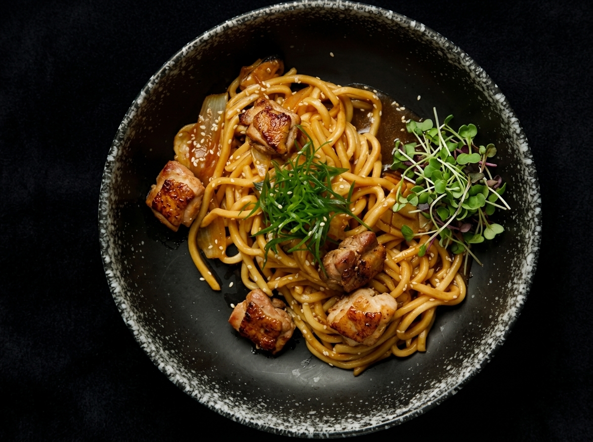 WOK с курицей