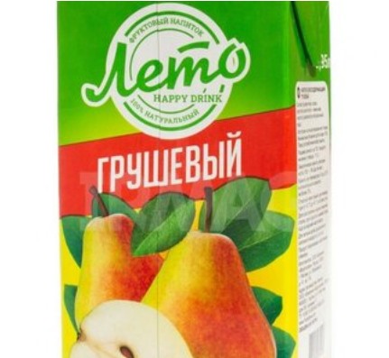 Детский сок Лето Грушевый