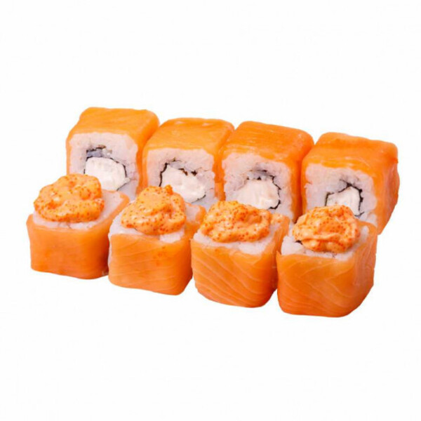 Филадельфия спайси с икрой