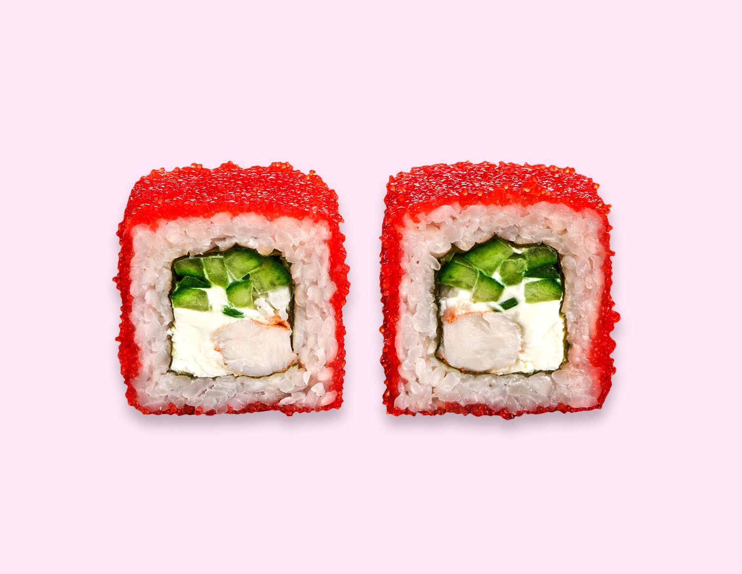 Калифорния с тигровой креветкой