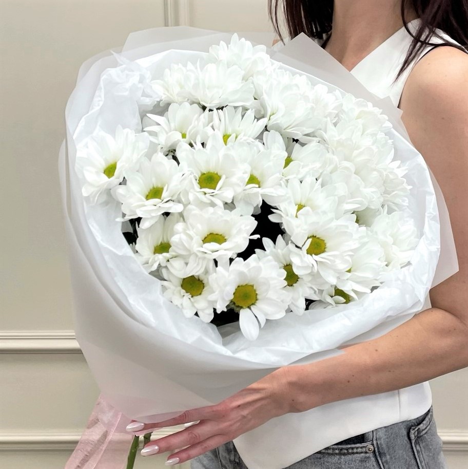 Букет из 5 Хризантем