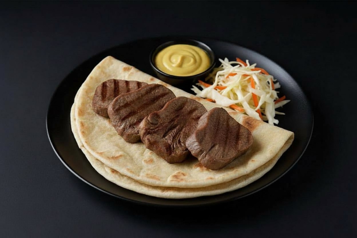 Язык говяжий на мангале