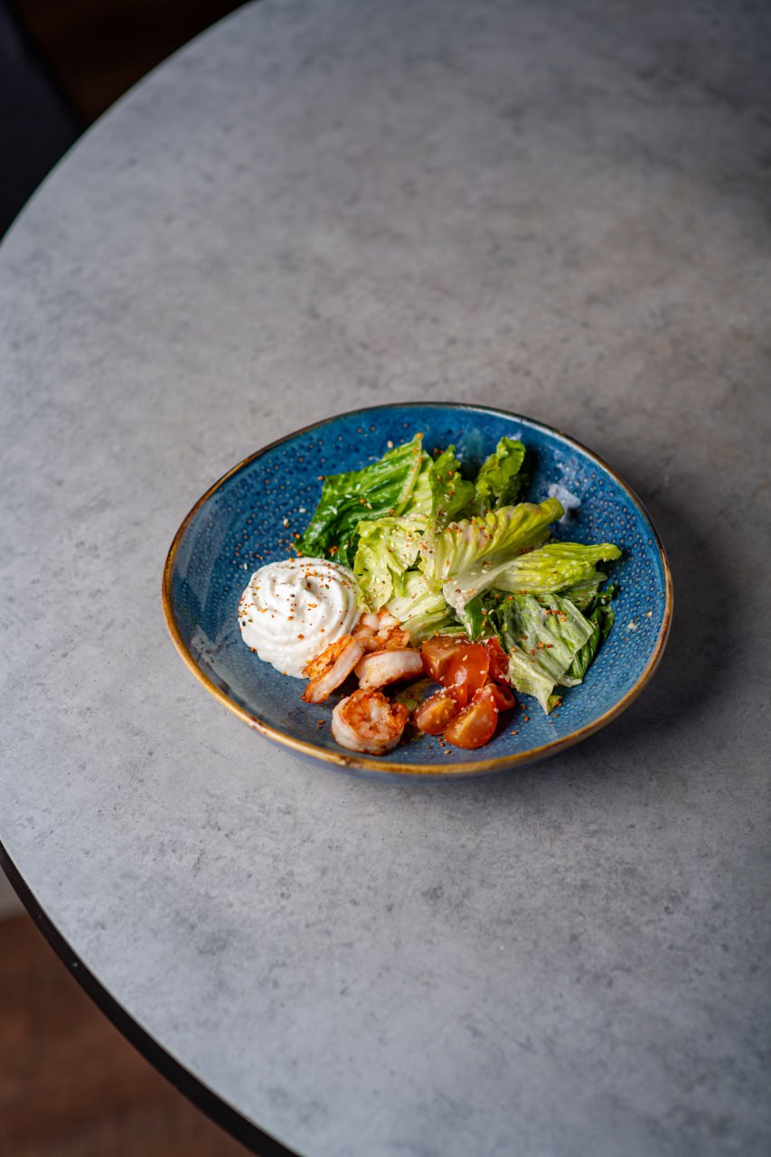 Цезарь с креветками