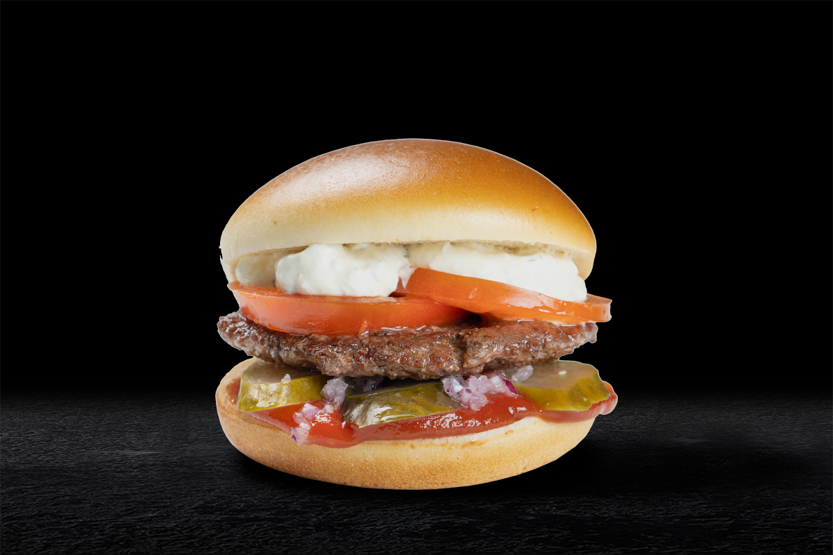 Бургер с котлетой из говядины  S