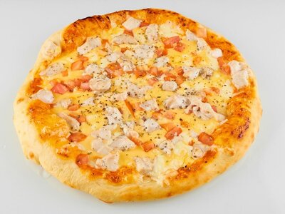 Пицца Сливочный Цыплёнок большая