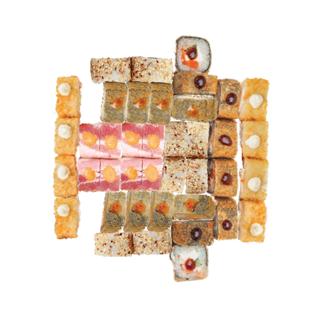 Сет «Кайфуций» (40 шт.) 1260г