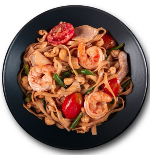 Удон с морепродуктами том ям