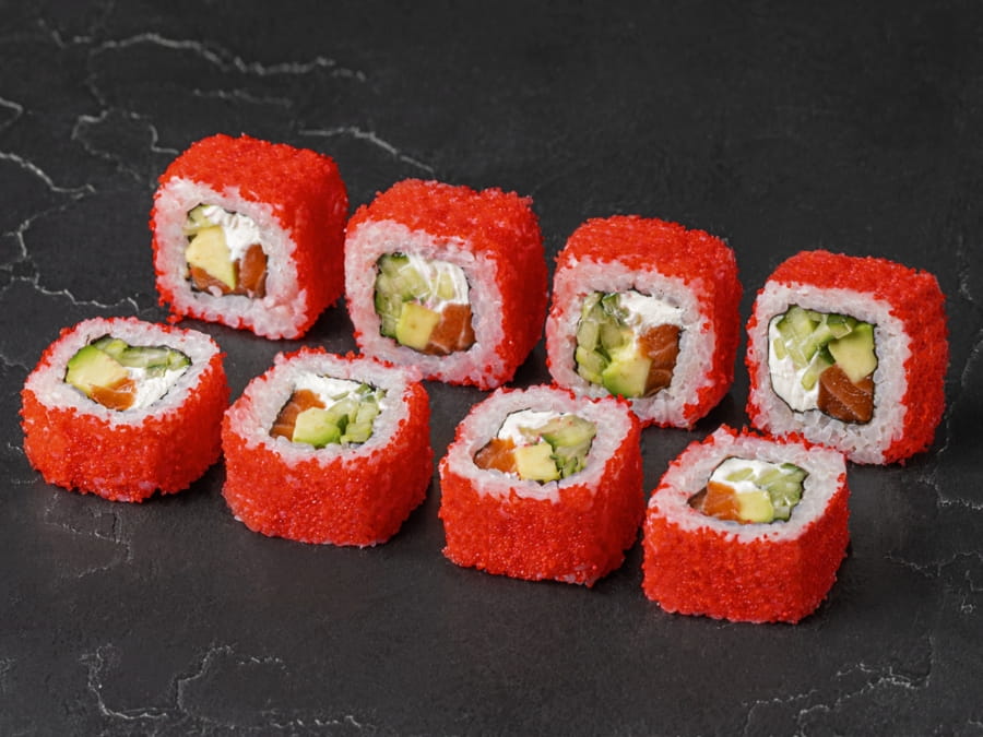 Калифорния с лососем