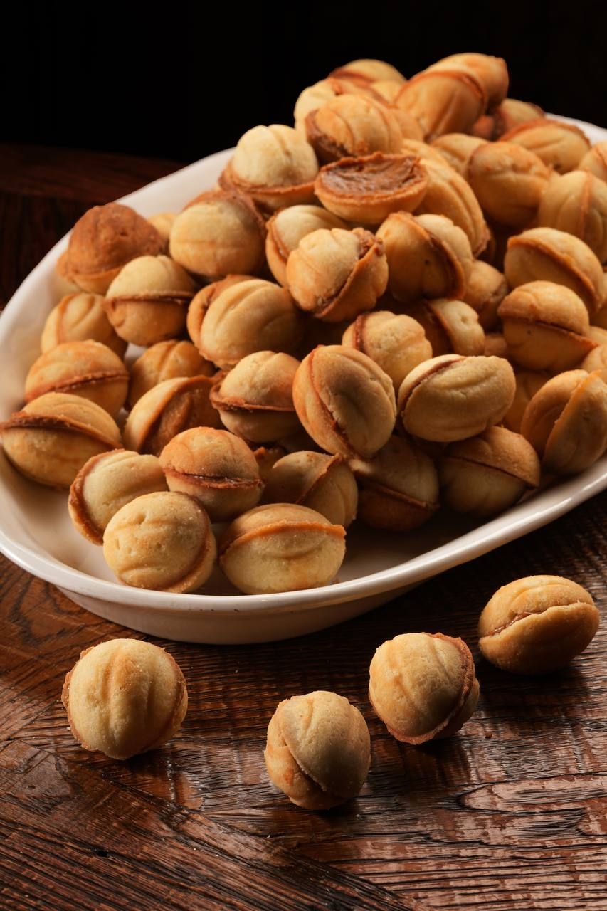 [Д] Орешки с вареной сгущенкой 3 шт