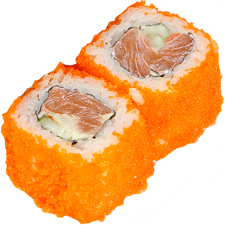 Ролл Калифорния с лососем