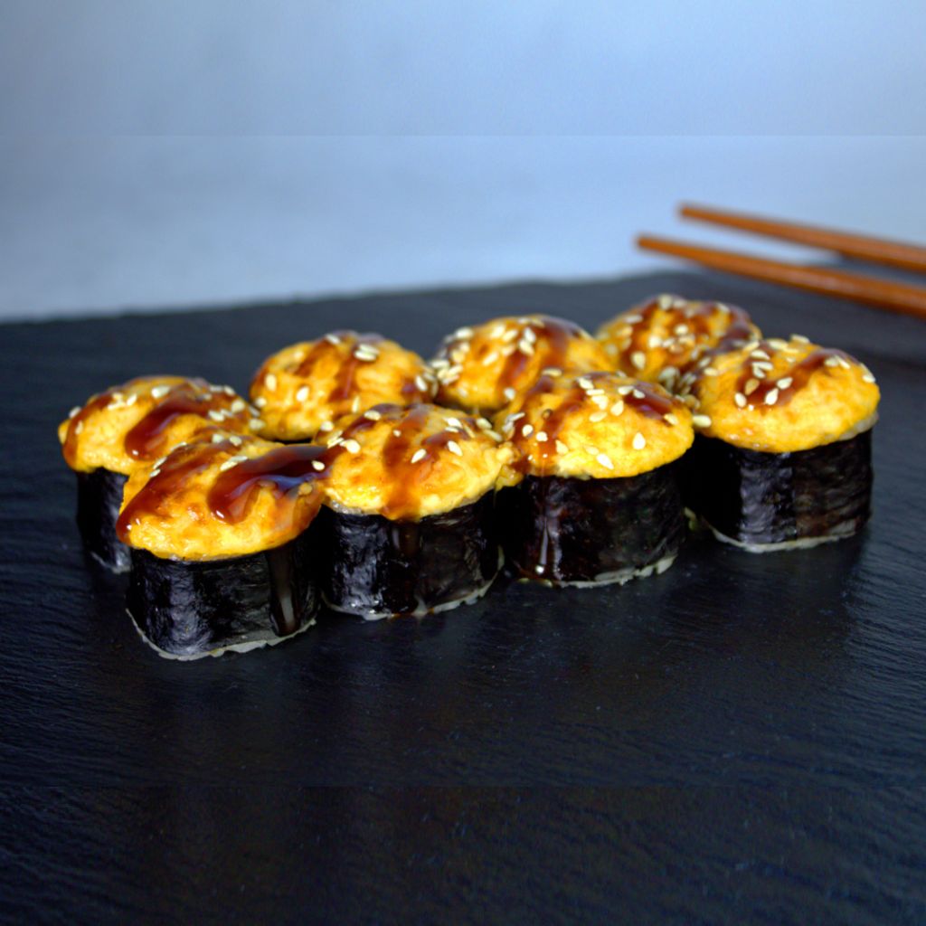 Запеченный Ролл с креветкой