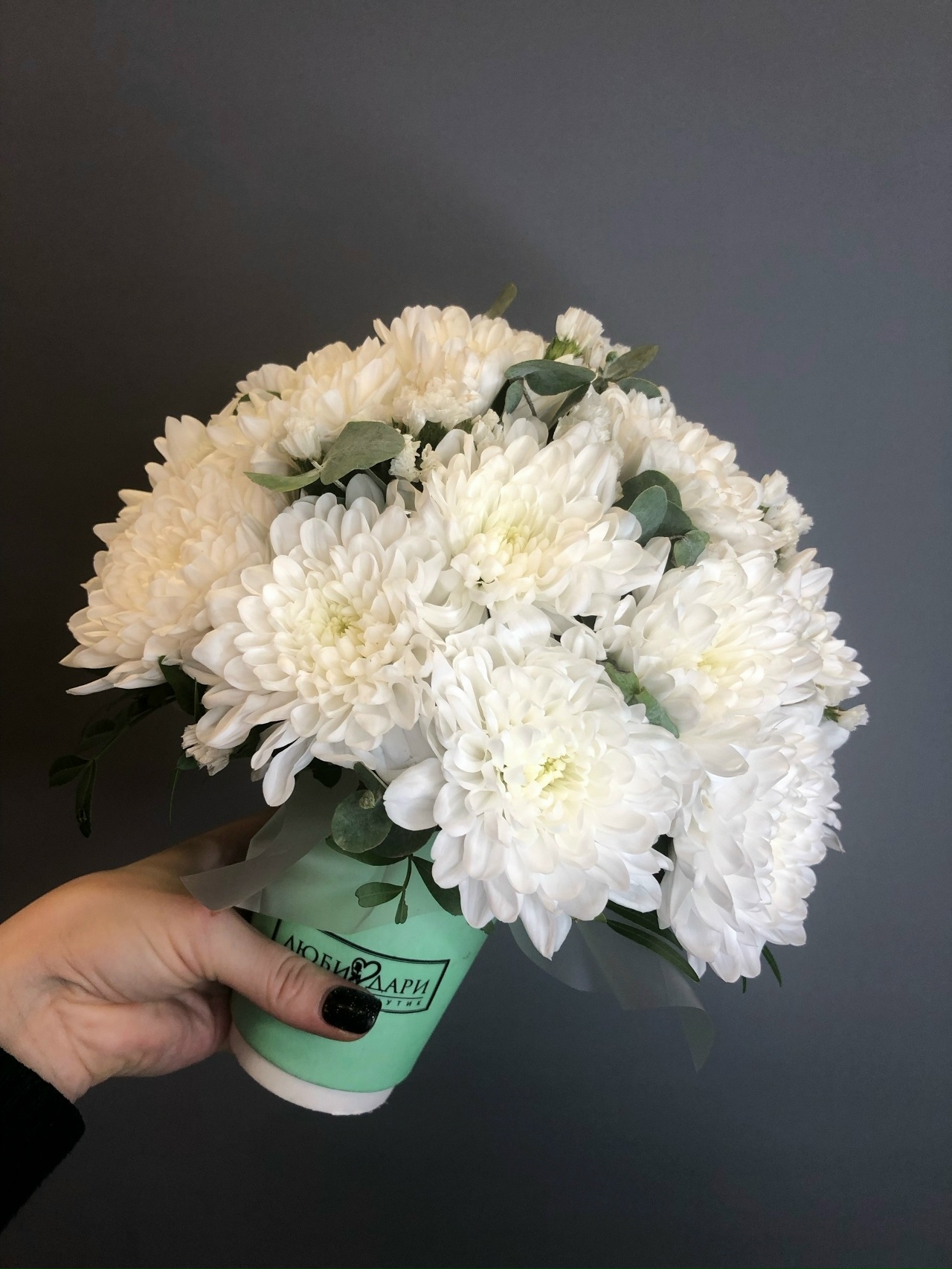 Шикарная композиция в стакане