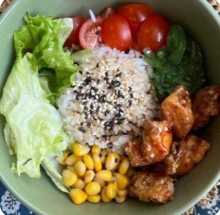 Поке с курицей