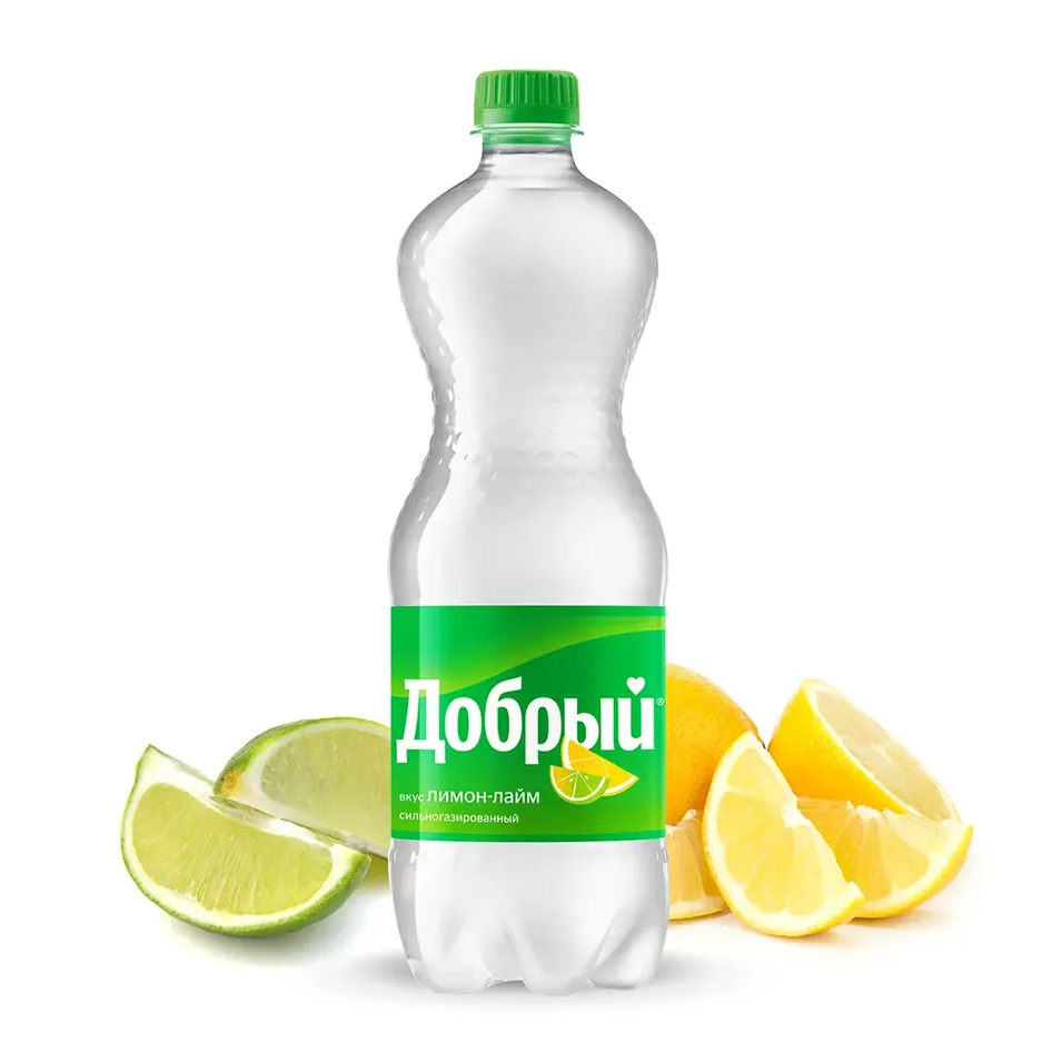 Напиток ДОБРЫЙ со вкусом лимон-лайм газированный 500 мл
