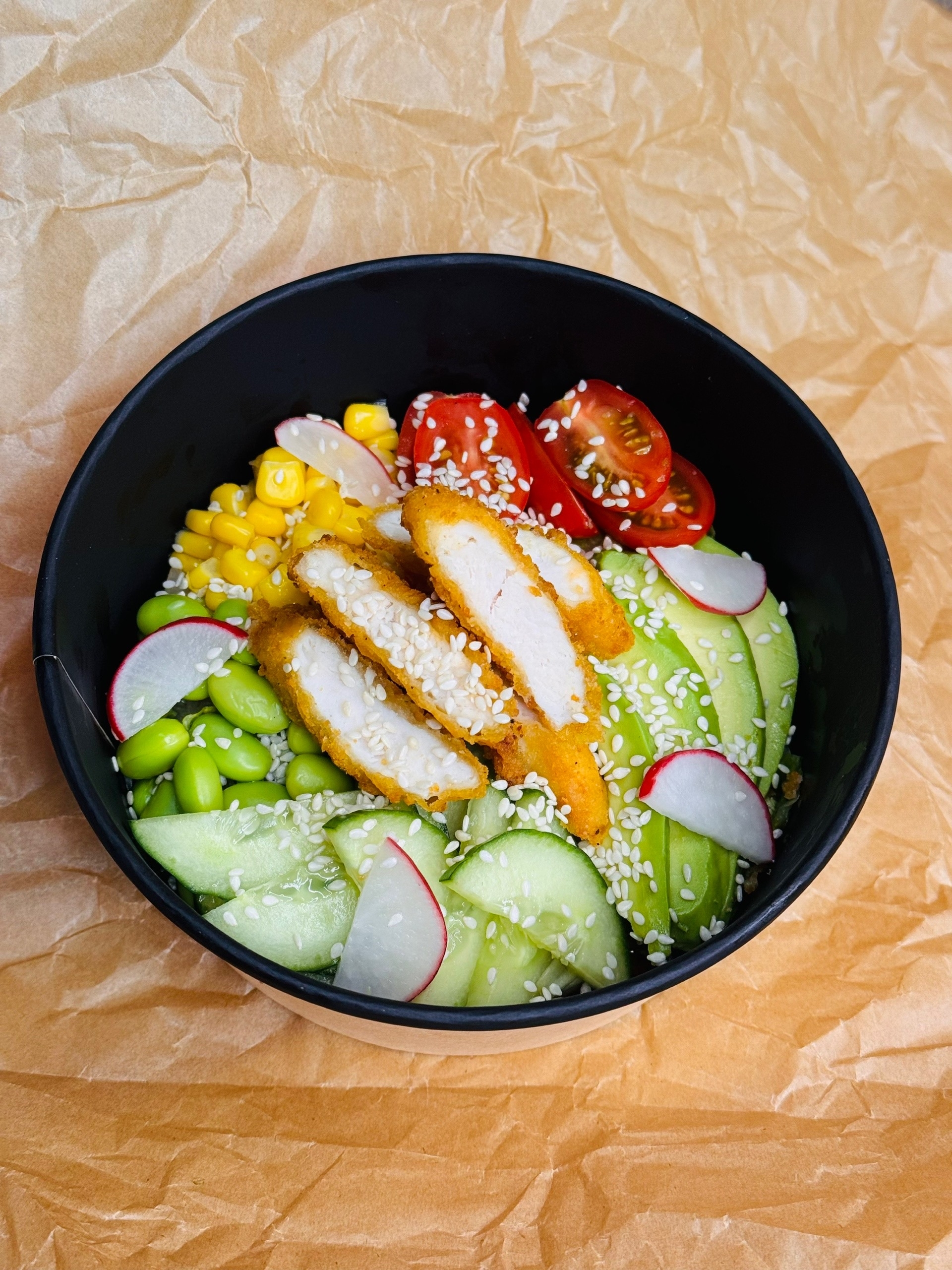 Поке Боул с курицей 