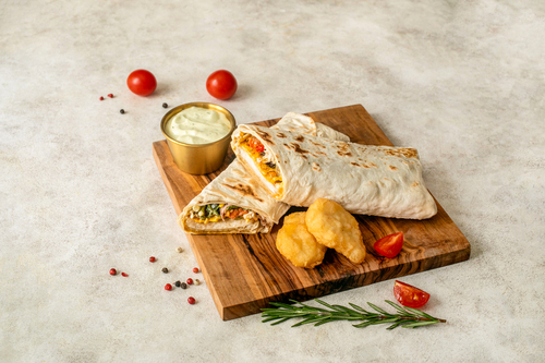 Шаурма с наггетсами