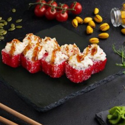 Запеченная Калифорния с курицей