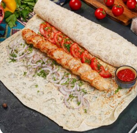 Бурум из люля из свинины