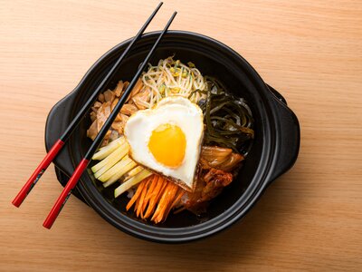 Китайский Пибимпаб с говядиной