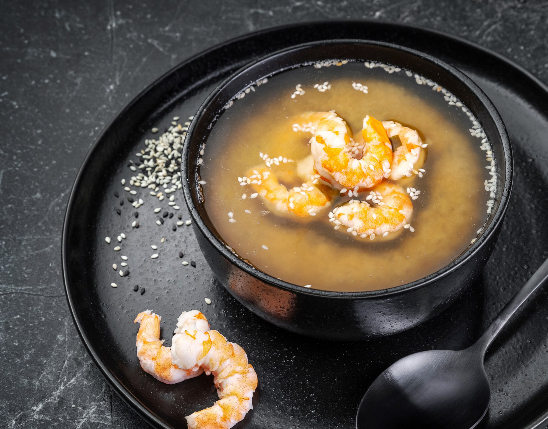 Мисо суп с креветкми