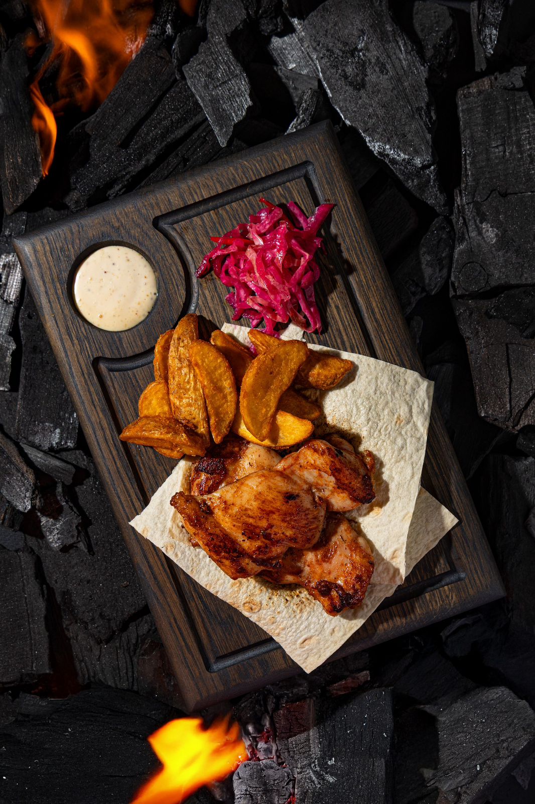 Филе куриного бедра на гриле