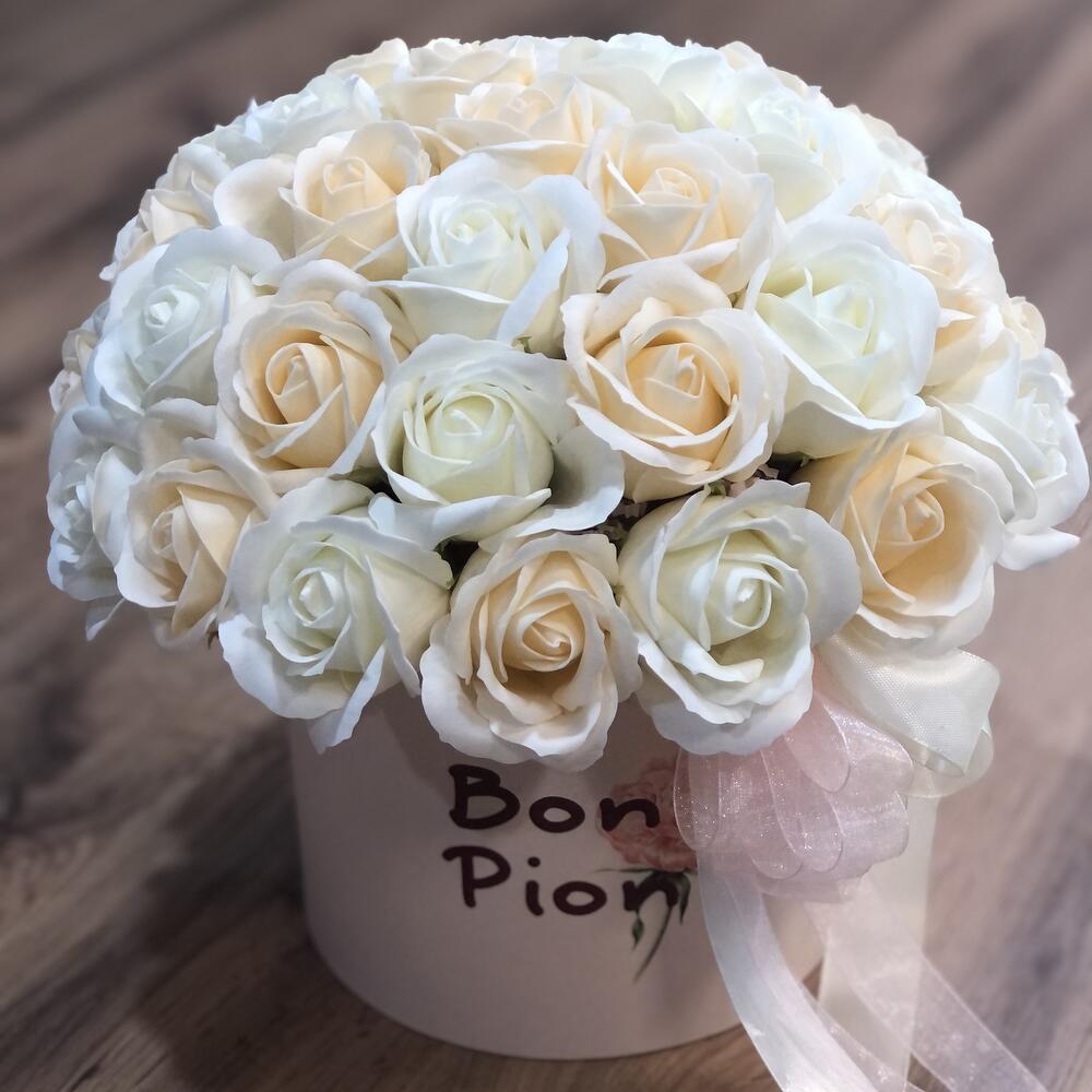 4 Композиция с мыльными розами