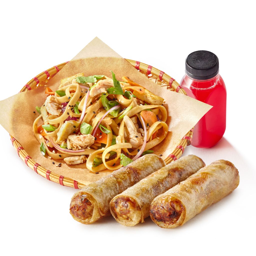 Комбо с Воком, лапшой и курицей