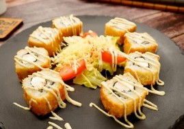 Цезарь темпура с курицей