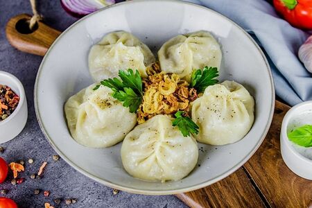 Манты с тыквой