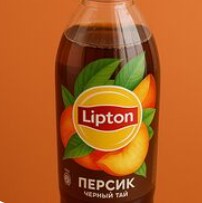 Lipton Персик черный чай 1 л