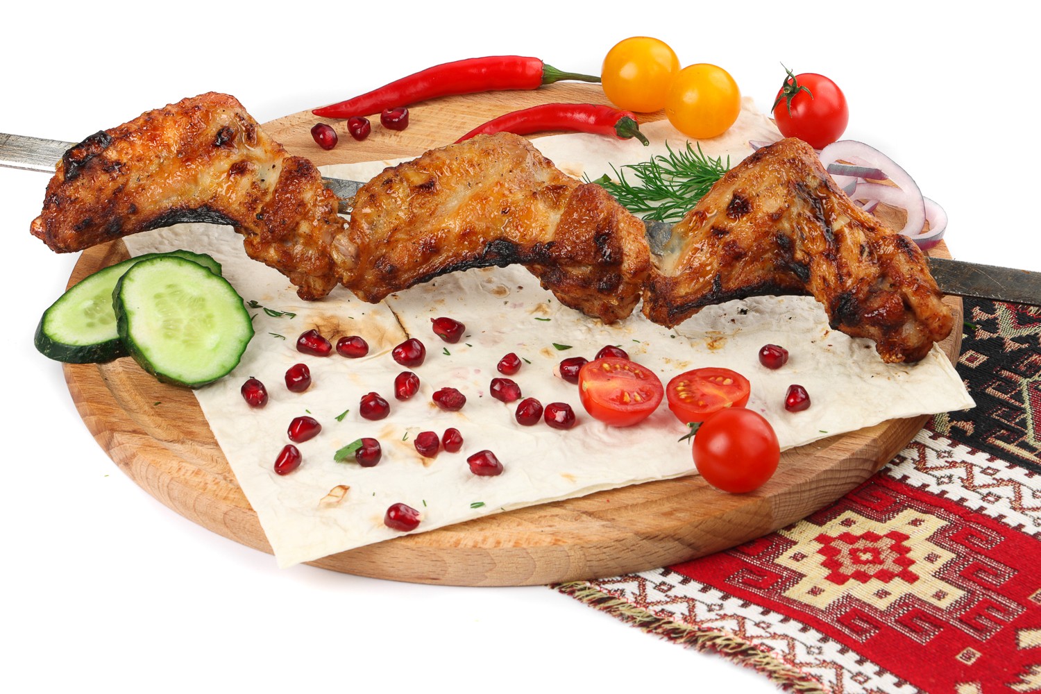 Куриные крылья гриль