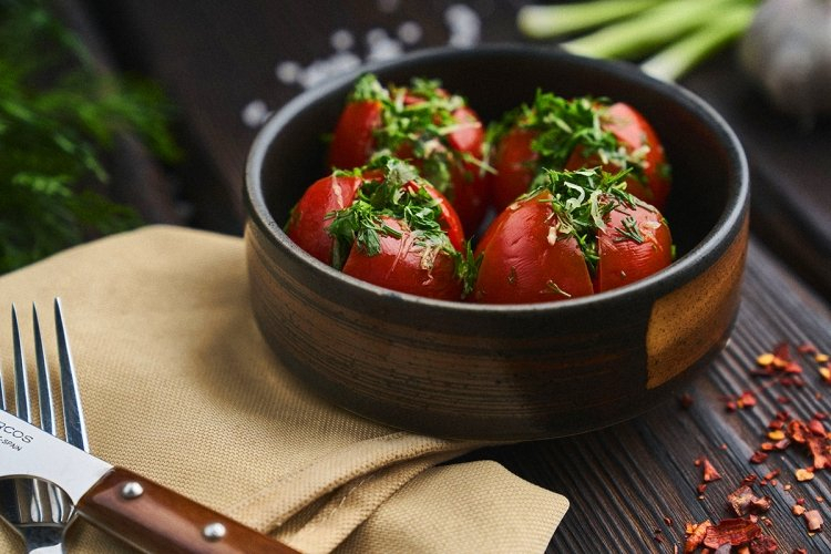 Маринованые помидоры 250гр