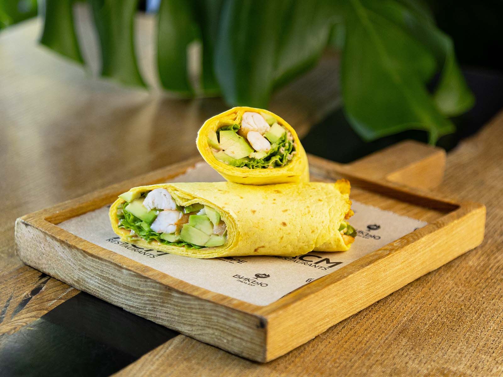 Бурито с креветками