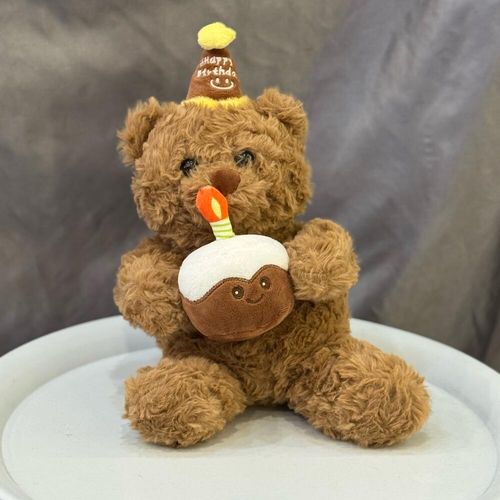 Мягкая игрушка Мишка с тортиком