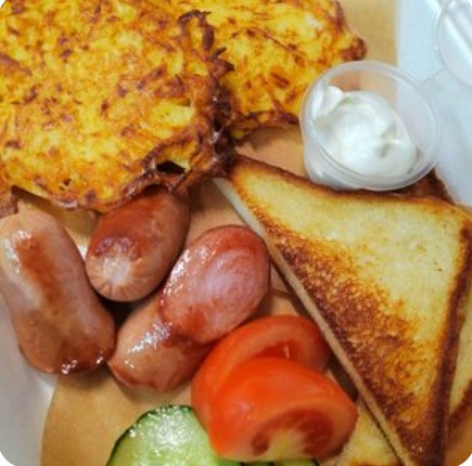 Сытный завтрак