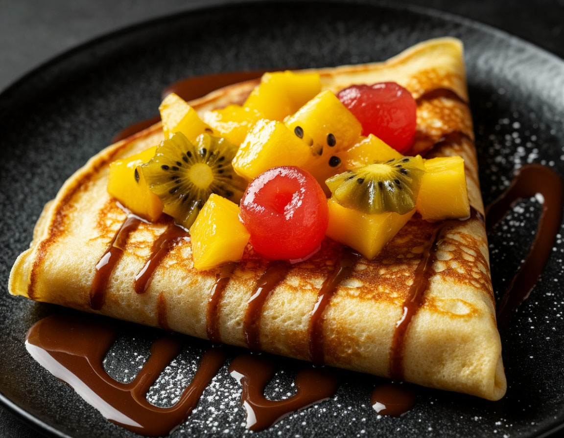 Креп "Нутелла - тропический микс"