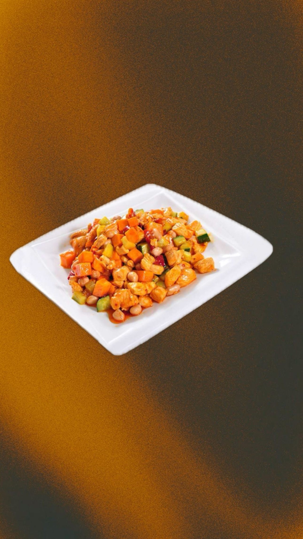 Куриное филе с арахисом и овощами в кисло-сладком соусе
