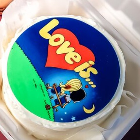 Бенто-торт Love is