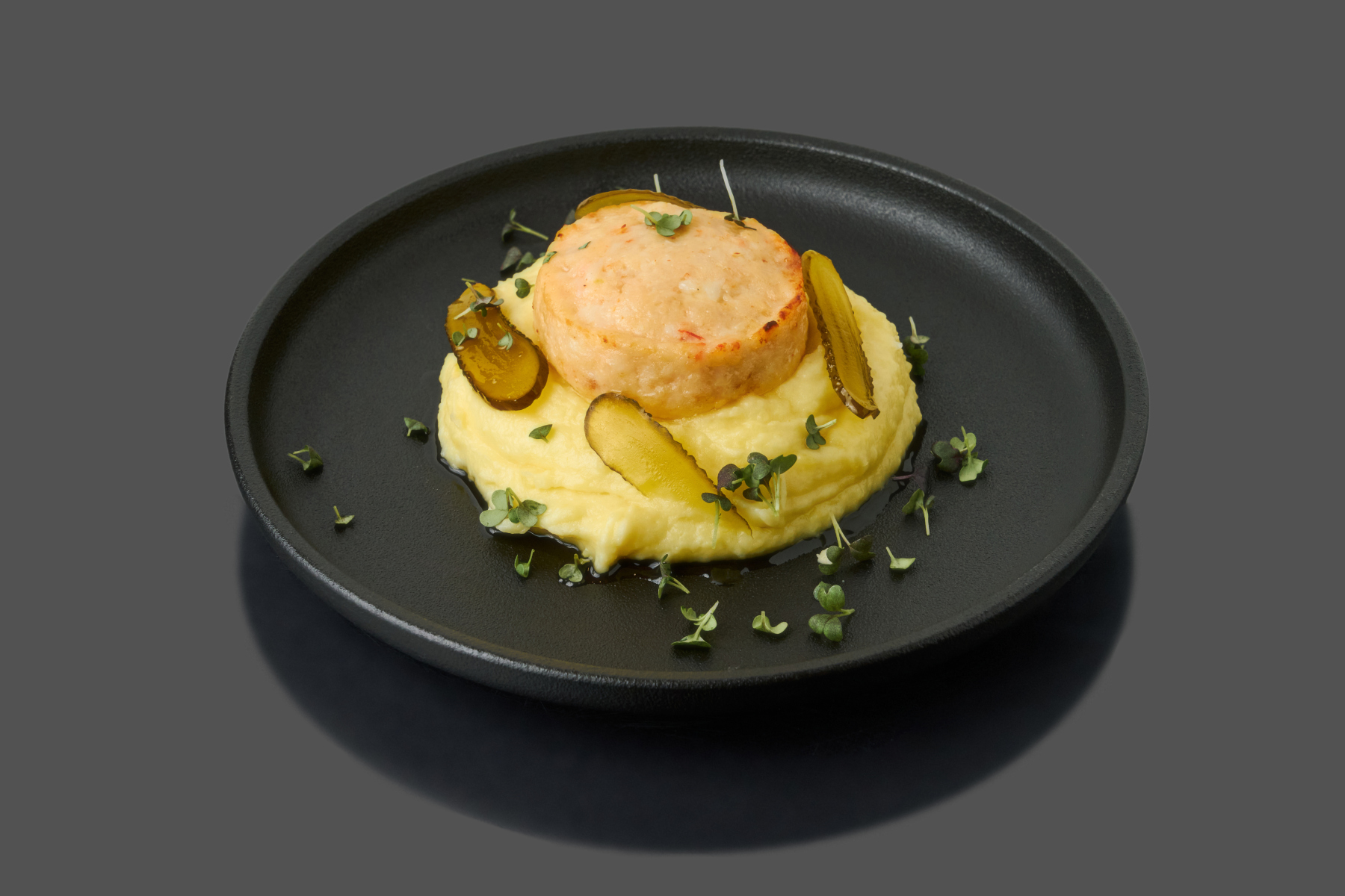 Котлеты из краба и креветки