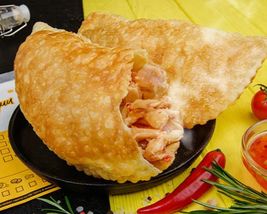 Чебурек с курицей по-азиатски