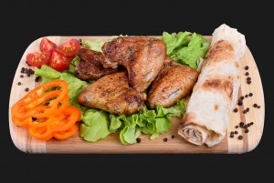 Шашлык из куриных крылышек 200 гр.