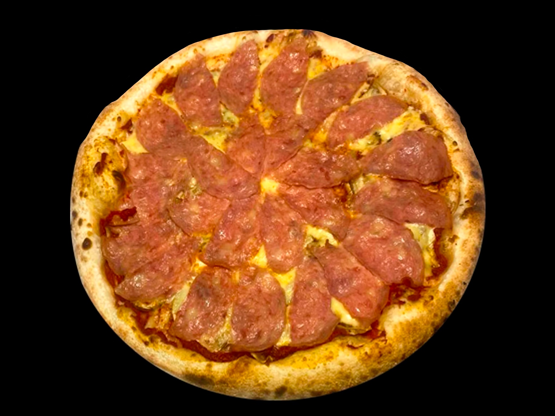 Ветчина с грибами, 32см