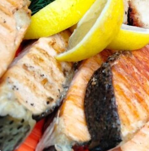 Шашлык из семги