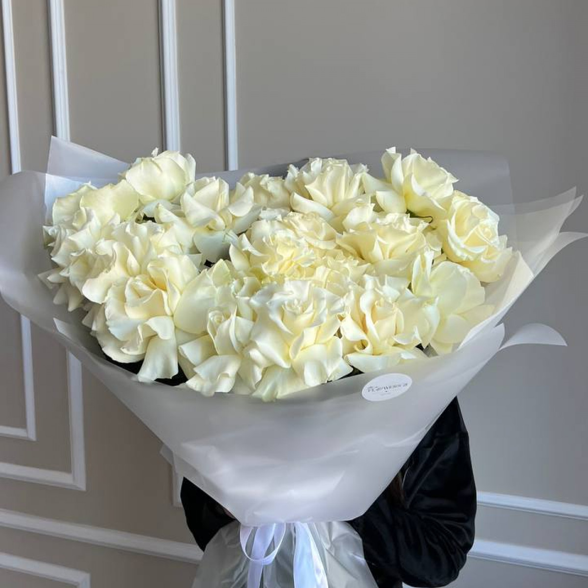 Моно букет из французских роз (предзаказ)